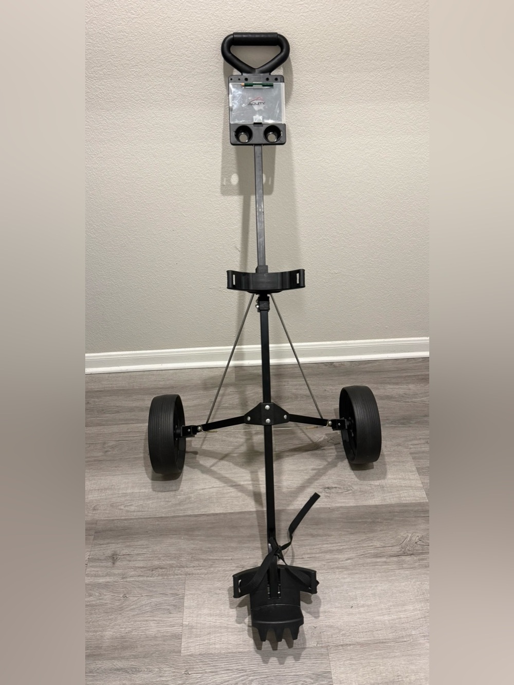 Acuity (model: GF-B SKU 4255086) 2 Wheels Golf Push/Pull Cart, Black